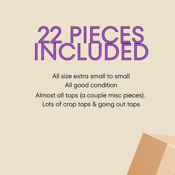 22 Pieces of SHEIN Mystery Box XS- Small - Picture 4 of 6